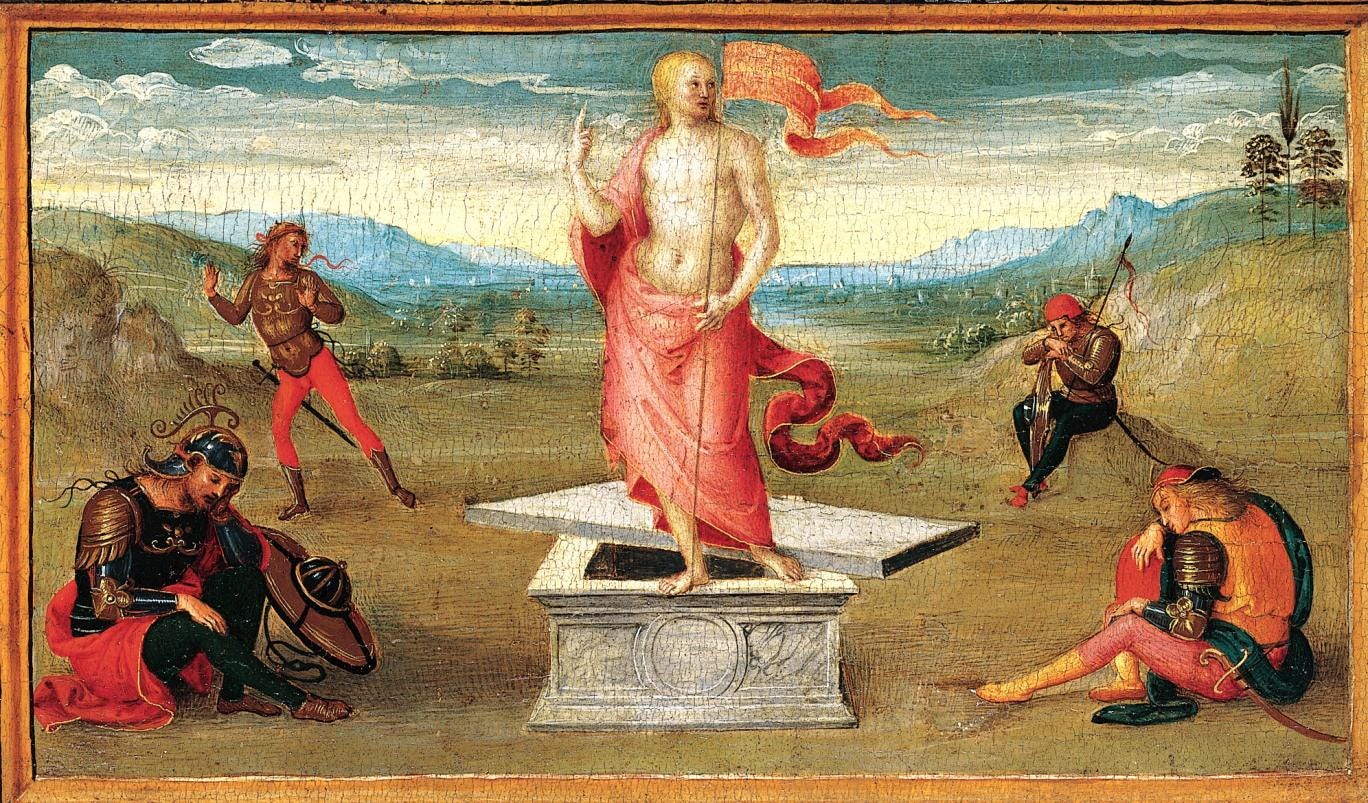 'The Resurrection' by Perugino