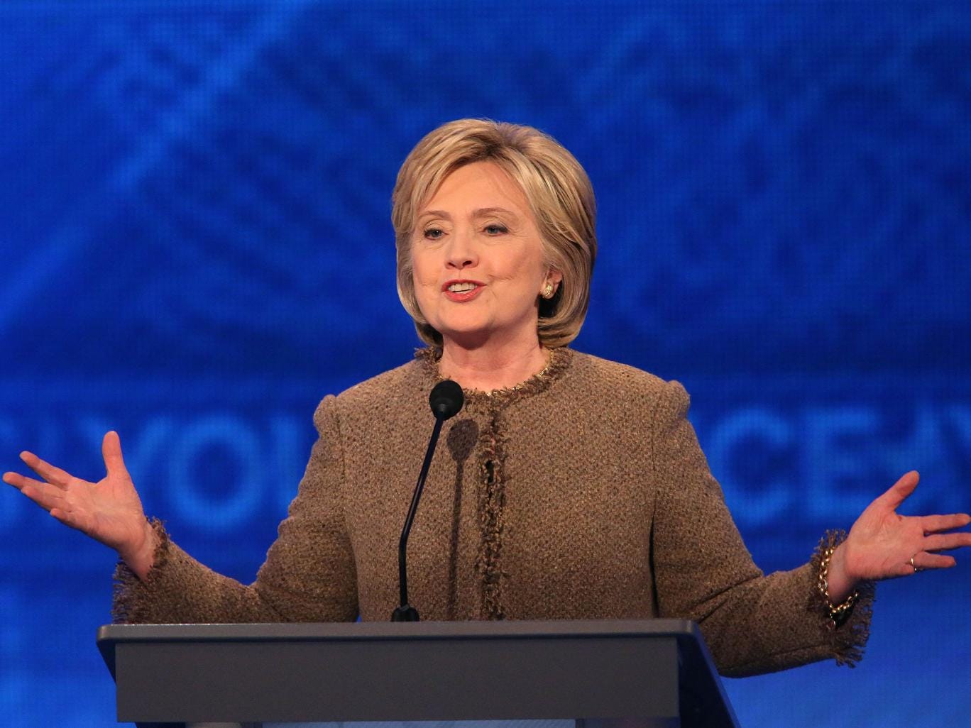 Hillary Clinton reminded Bernie Sanders that he voted for removing Col Muammar Gaddafi from power in Libya in 2011