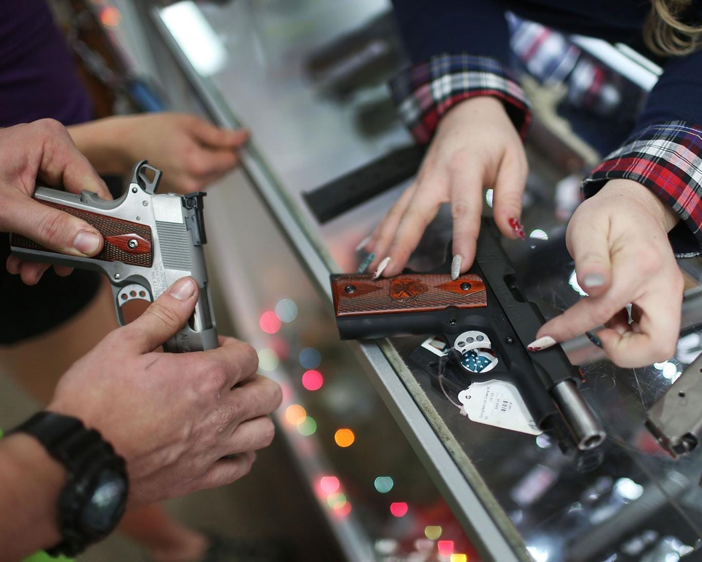 US gun sales soar