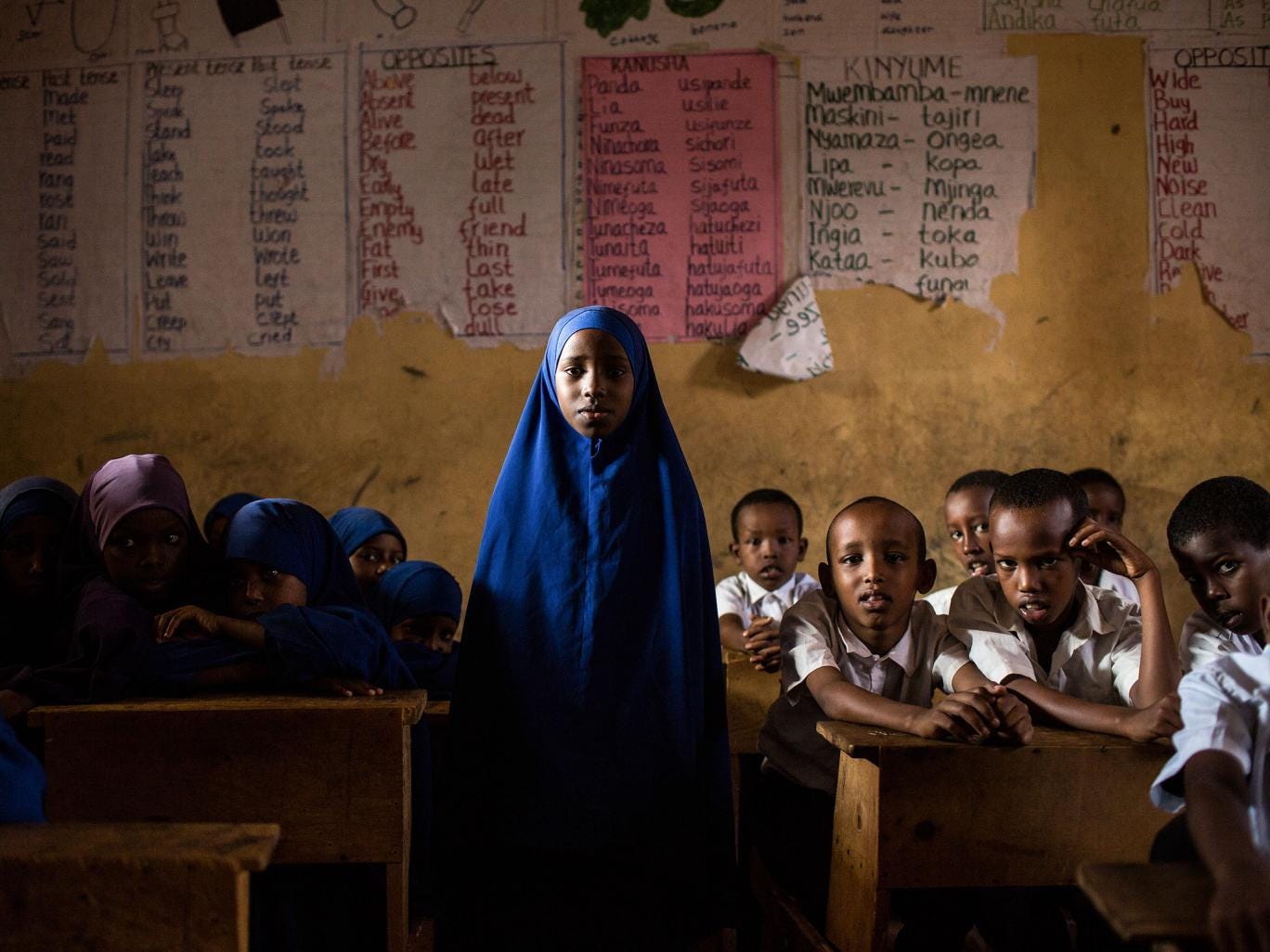 Bilal Abdi, nine, a student of Violet Muranga, one of the teachers killed in an ambush by al-Shabaab near the Somali border