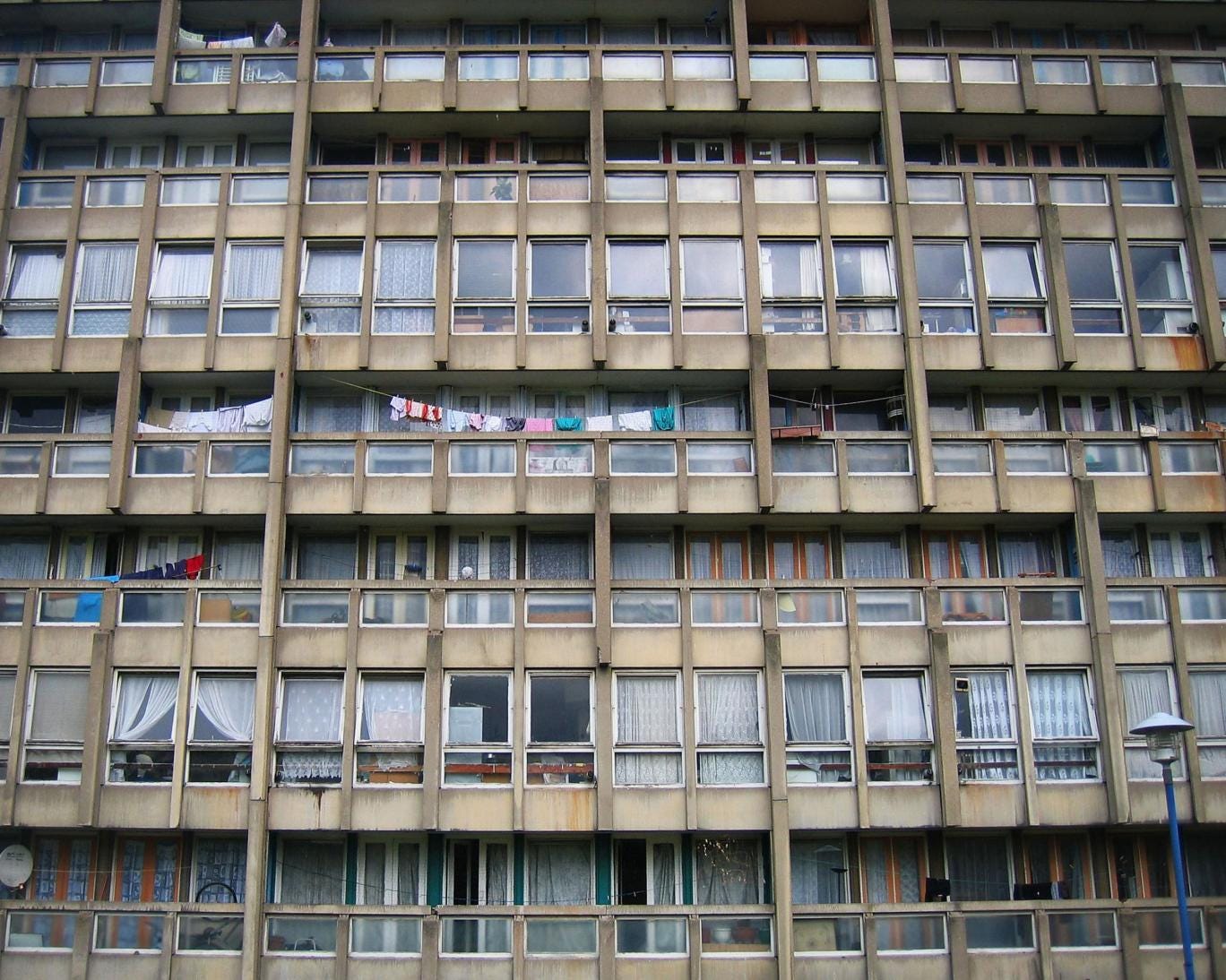 Council estate housing