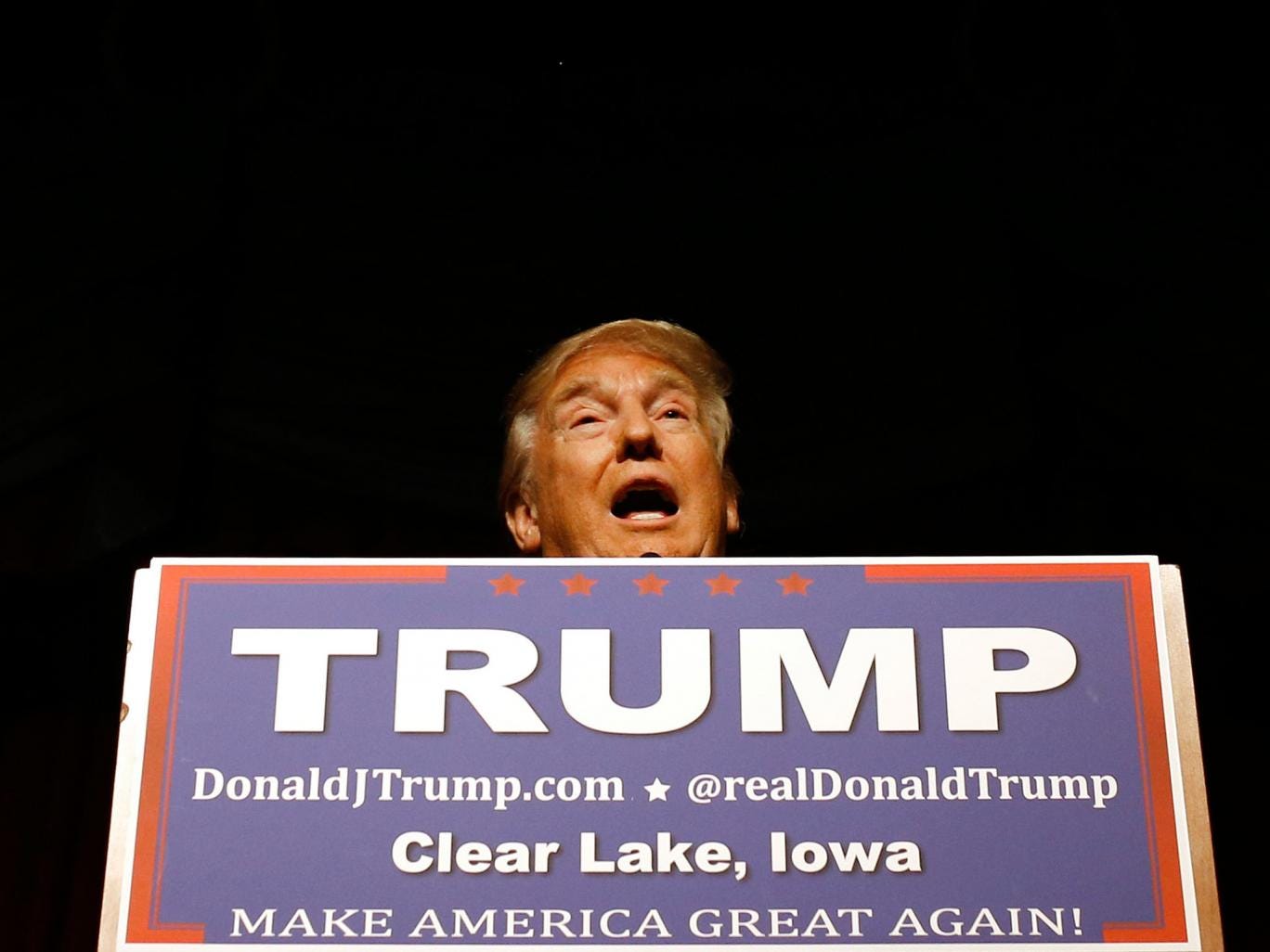 Republican presidential candidate Donald Trump 