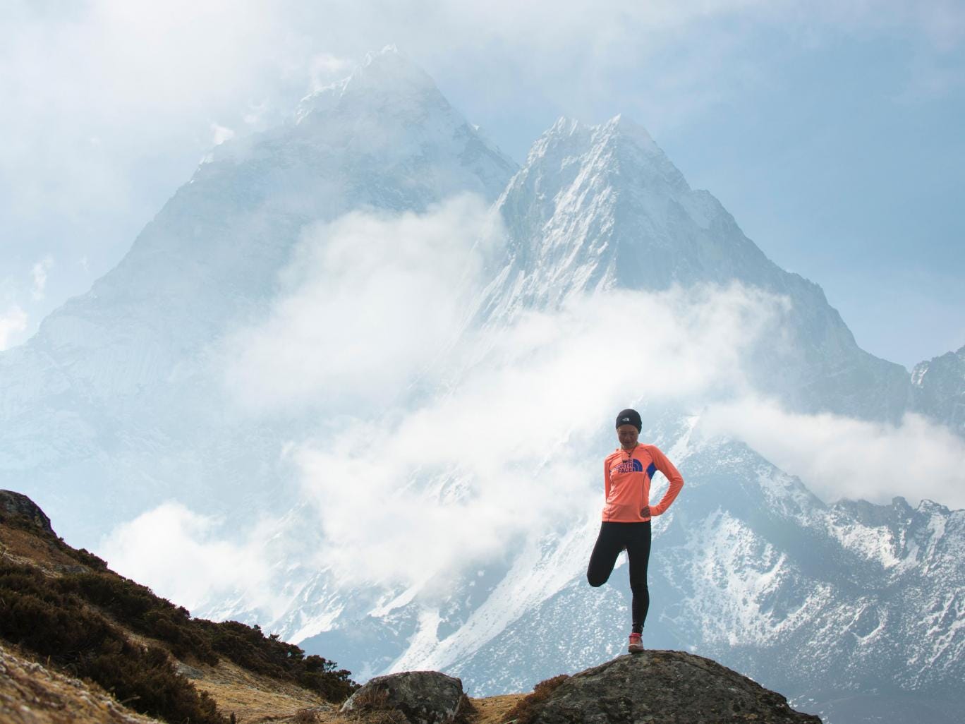 Special significance: Lizzie Hawker in the Himalayas