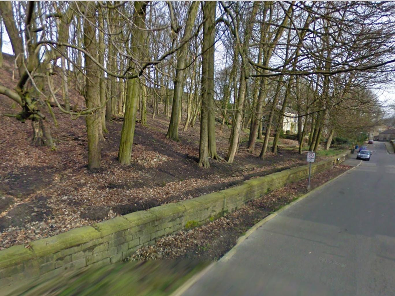 The road in the village of Helmshore, Lancashire, where her body was discovered