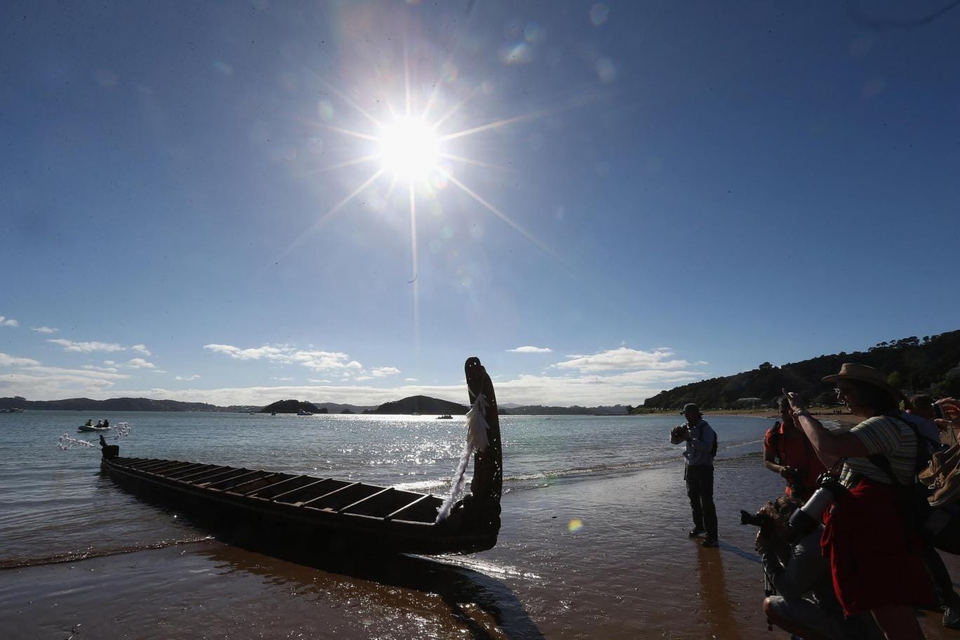 The fish was found in the Bay of Islands area of New Zealand's North Island, pictured
