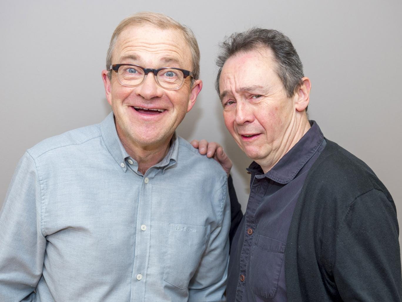 Enfield, left, with his comedy partner Paul Whitehouse