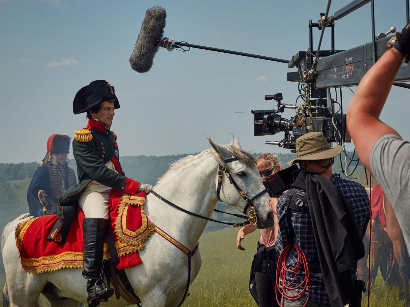 Mathieu Kassovitz playing Napoleon in the drama which concluded last night; it attracted 5.1 million viewers