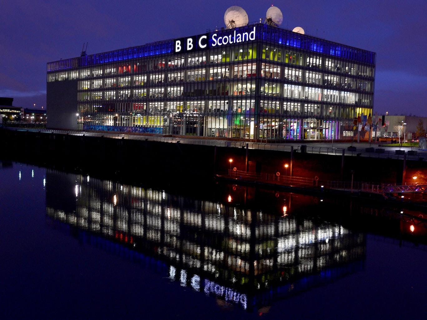 BBC Scotland headquarters at Pacific Quay 