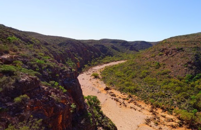 Cape Range National Park is 20 km south of Exmouth, WA