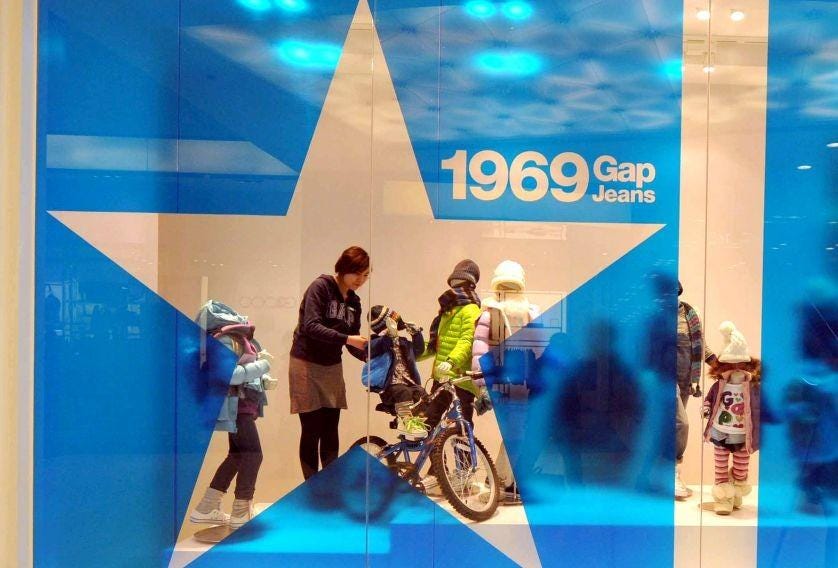 Gap trades on its wholeseome West Coast image