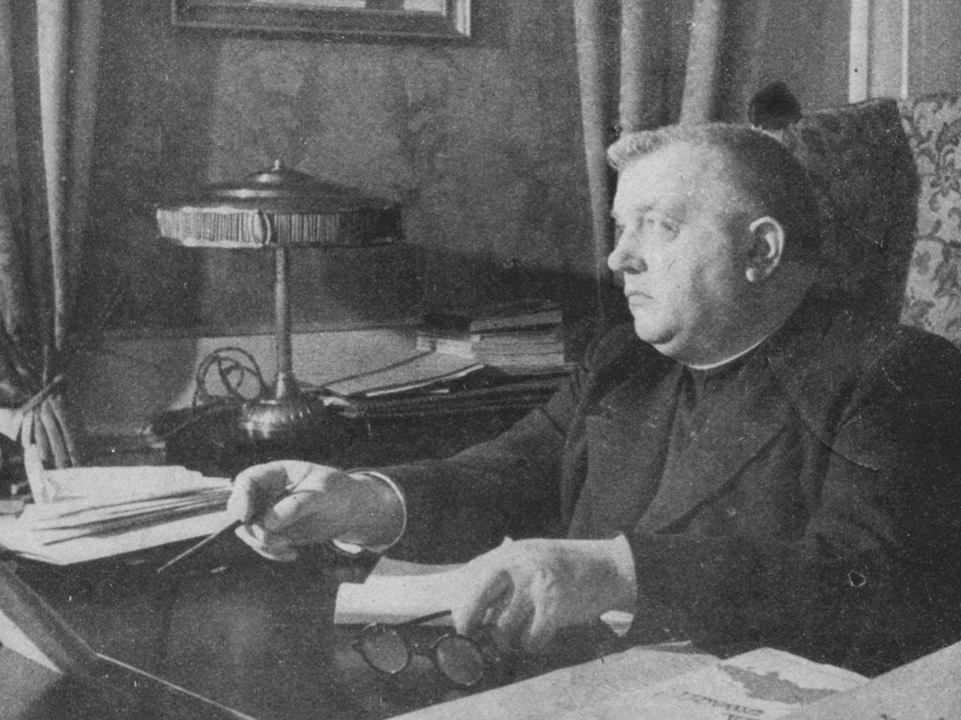 Josef Tiso, who was in charge of Nazi Germany&#039;s satellite regime in Slovakia during WWII