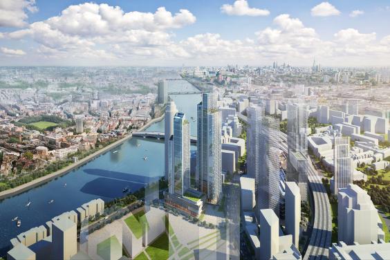 Nine Elms 'sky pool': Luxury London flat owners will be able to swim