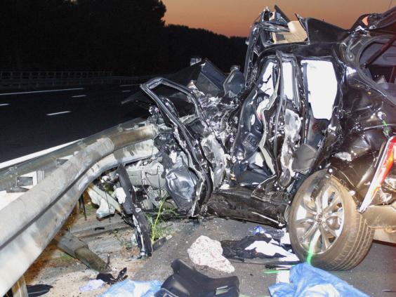 Jerry Collins dead: Shocking pictures reveal extent of crash that