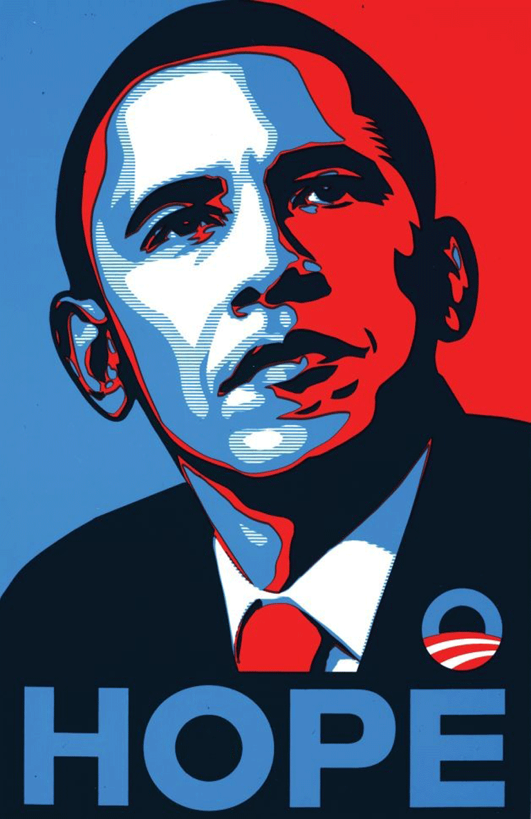 Yes <b>we can</b>! The US election posters that won voters&#39; hearts | Americas ... - AN5541427obama