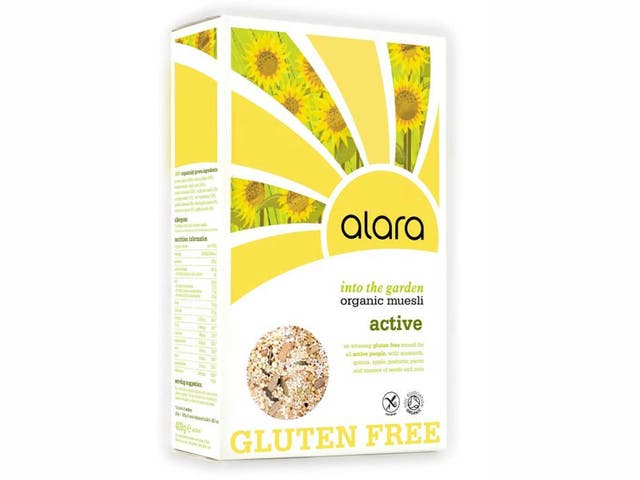 
This light, crisp breakfast offering made from a mix of amaranth, quinoa, finely chopped seeds and nuts and naturally sweetened with dried apple pieces, is just as tasty as your regular cereal. Try it with almond milk. <a href ="http://www.goodnessdirect.co.uk/cgi-local/frameset/detail/301023_Alara_Into_The_Garden_Organic_Active_Muesli_400g.html" target="_blank" class="body-gallery" data-vars-item-name="GL-466121-http://www.goodnessdirect.co.uk/cgi-local/frameset/detail/301023_Alara_Into_The_Garden_Organic_Active_Muesli_400g.html" data-vars-event-id="c6">£4.66, goodnessdirect.co.uk</a>
