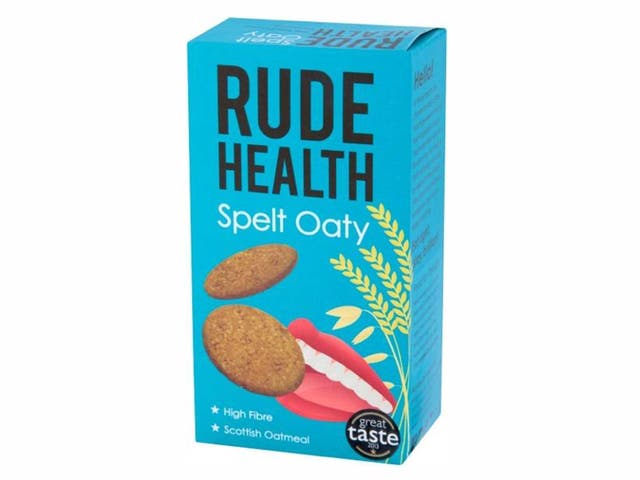 
This small company prides itself on using natural ingredients that aren’t over-processed. Its high-fibre biscuits made from Scottish oatmeal, spelt flour and extra-virgin olive oil are a tasty addition to a packed lunch. <a href ="http://www.waitrose.com/shop/ProductView-10317-10001-229549-Rude+Health+spelt+oaty" target="_blank" class="body-gallery" data-vars-item-name="GL-466121-http://www.waitrose.com/shop/ProductView-10317-10001-229549-Rude+Health+spelt+oaty" data-vars-event-id="c6">£1.99 (4 x 50g), waitrose.com</a>
