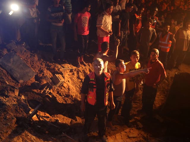 One member of Palestinian Selam family is is killed and 8 others get wounded after an Israeli airstrike, hit their hose and destroyed it within the 'Operation Protective Edge' 