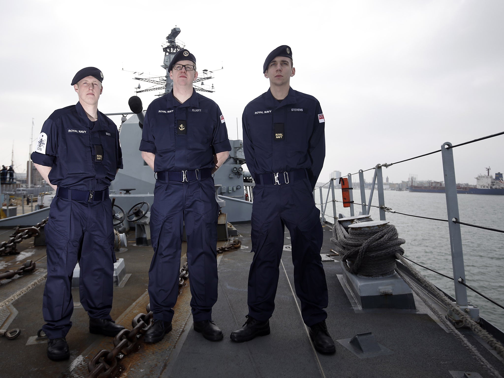 New Navy Uniform Compared To A Fire Retardant Bin Liner