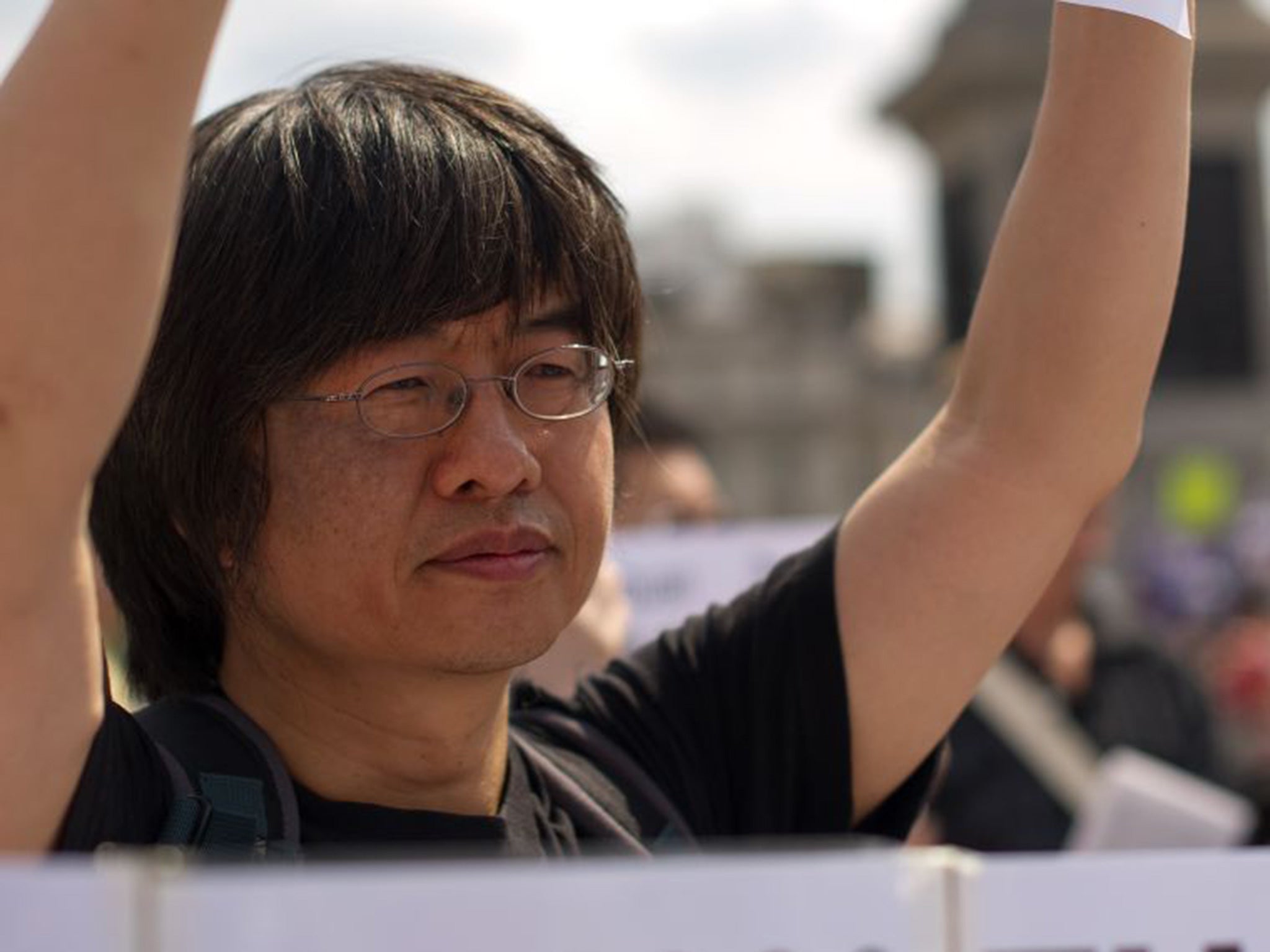 <b>Shao Jiang</b>: Protester says UK now as bad as China over human rights | UK ... - Shao-Jiang