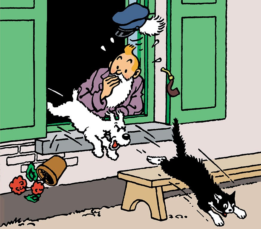 Tintin Poignant Final Image Of Hergés Much Loved Character Goes On 