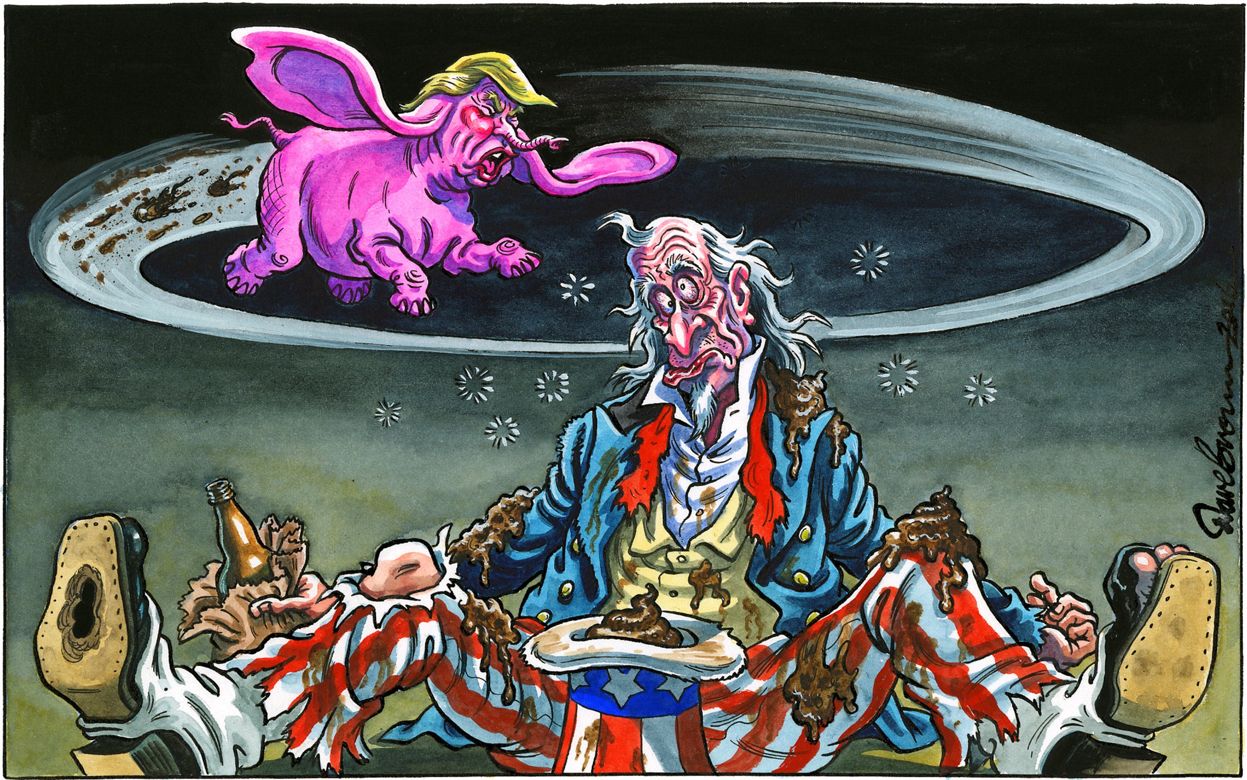  Американские выборы в карикатуре 