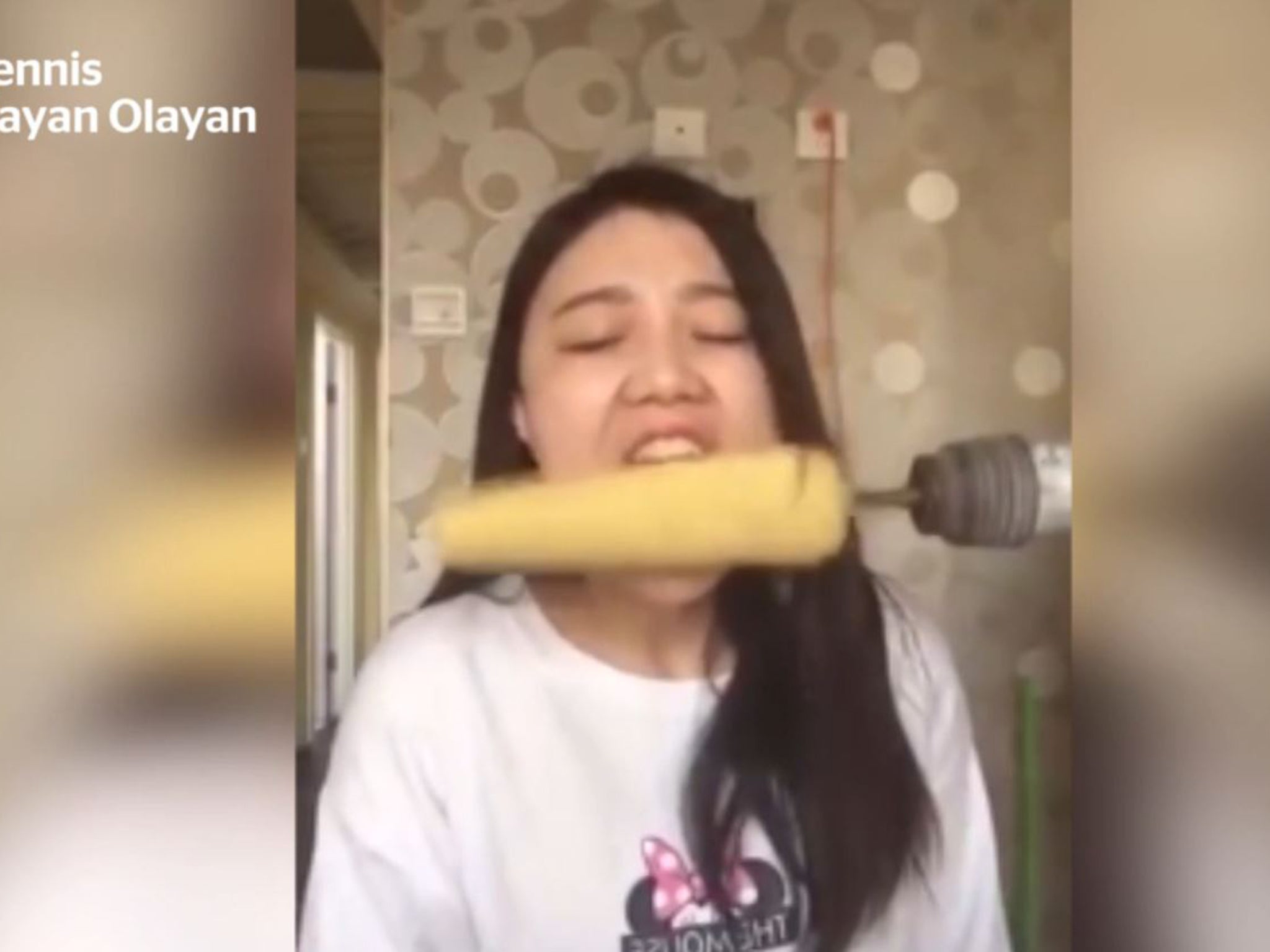 Woman S Hair Pulled From Her Head During Corn Drill Challenge Asia News The Independent