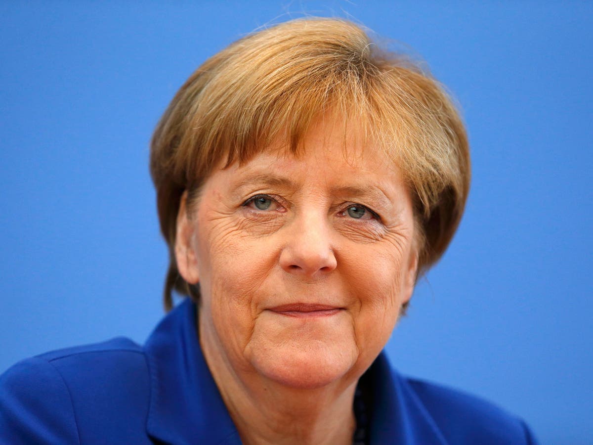 Merkel With Birds