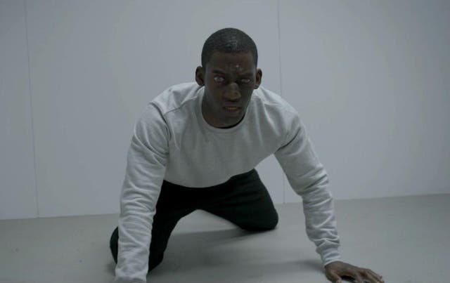 <b>Series three, episode five</b> <s>A group of soldiers are tasked with protecting a village from mutant humans known as “roaches”, by hunting them down and exterminating them. A typically shocking twist reveals that something even more sinister is at play, and two soldiers – played by Malachi Kirby and Madeline Brewer – must face the horrific moral implications of their actions. A shocking, troubling episode.