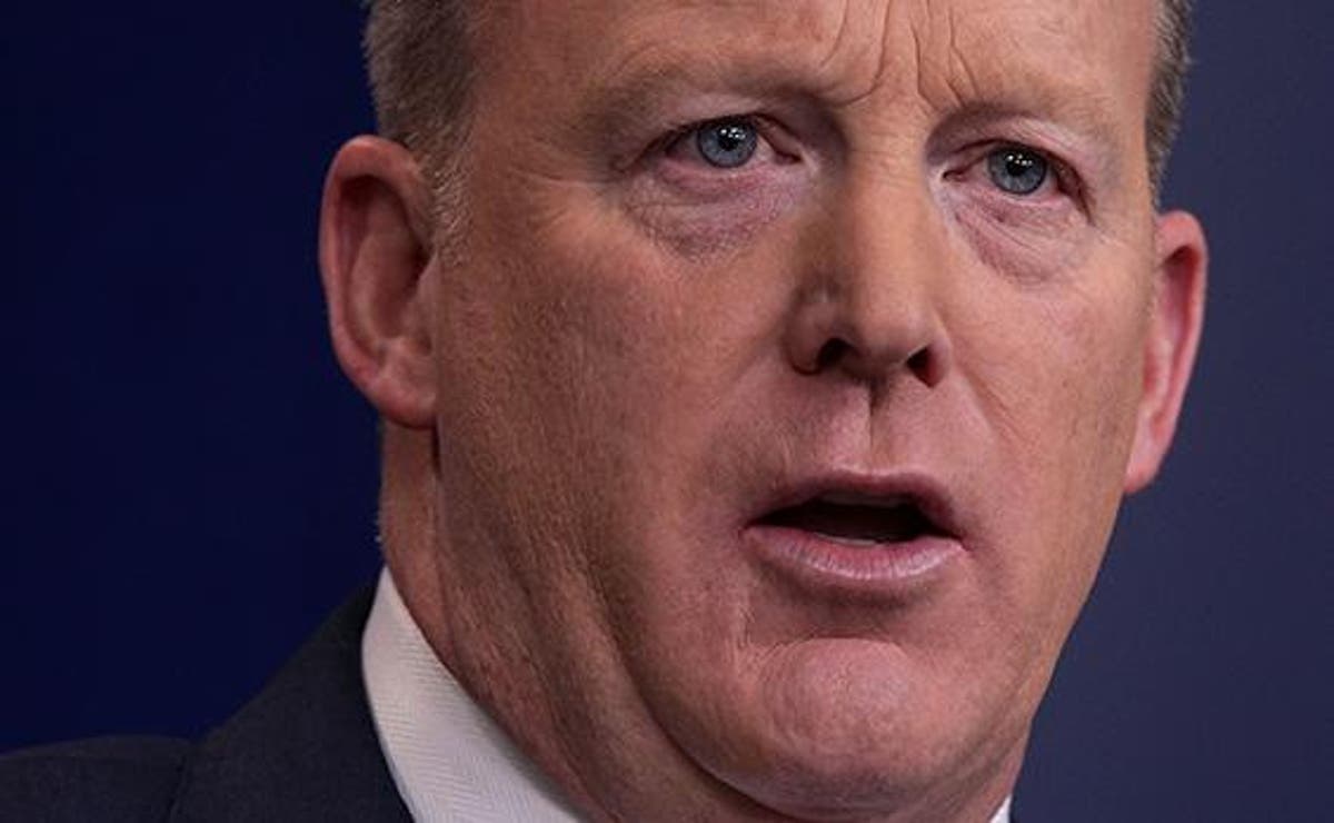 Sean Spicer refuses to admit Biden won election as he casts doubt on vote