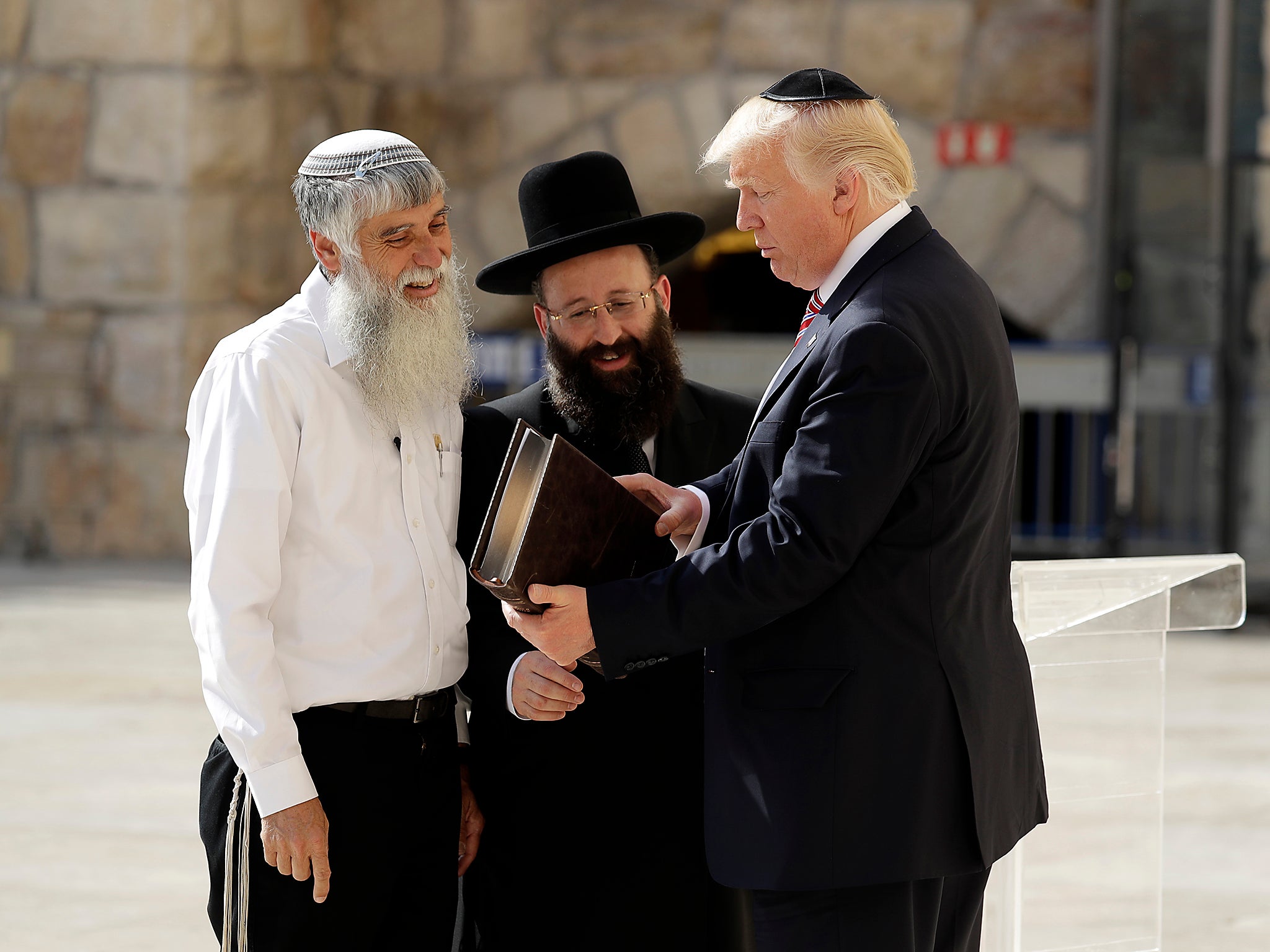 Трамп в кипе в Израиле