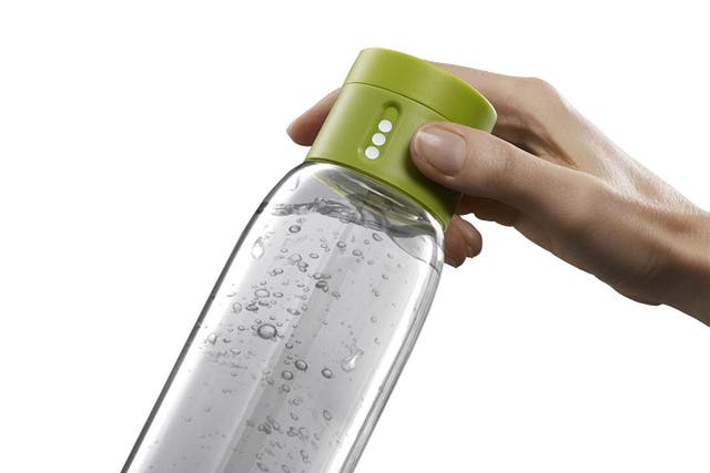 
Hydration is crucial to a healthy lifestyle, and Joseph Joseph’s Dot bottle ensures you’re getting enough water through the day. The flask senses every time you refill and makes a dot appear on the lid, so you can keep track of your daily intake.
<br><br><i>From £9, <a href ="http://josephjoseph.com" class="body-gallery" data-vars-item-name="GL-8851216-http://josephjoseph.com" data-vars-event-id="c6">josephjoseph.com</uma></i>
