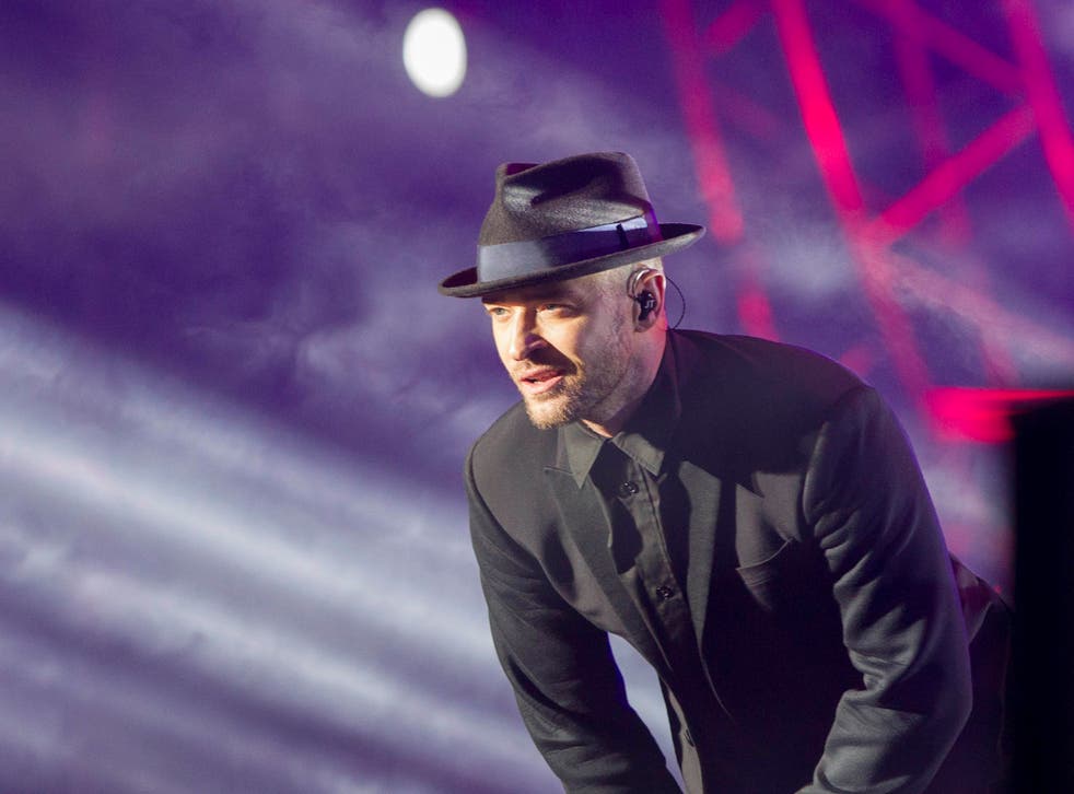 <p>Justin Timberlake performs</p>