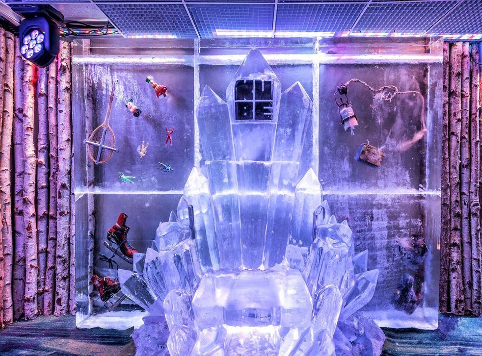 How many hotels have you stayed in that have an in-house ice bar? 