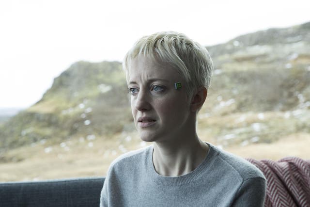  <b>Series four, episode three</b> <s>A new insurance company innovation allows access to people’s memories – much to the dismay of Andrea Riseborough’s Mia, who witnesses an accident but has much darker things to hide. Riseborough is typically excellent, but Mia’s behaviour is jarringly inconsistent throughout.
 