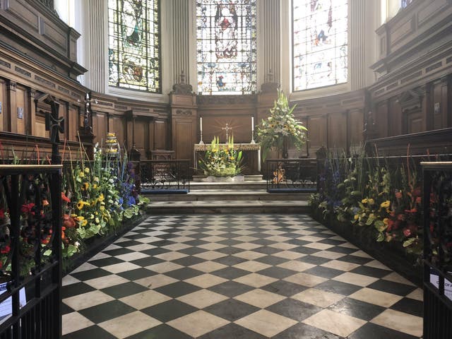 The Flower Festival at St Ann's Church marking the Manchester Arena bombing 