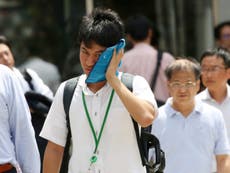 Daily heatstroke insurance covers for as little as 73 cents now being given in Japan