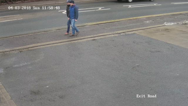 CCTV shows them in the vicinity of Mr Skripal’s house and we believe that they contaminated the front door with Novichok