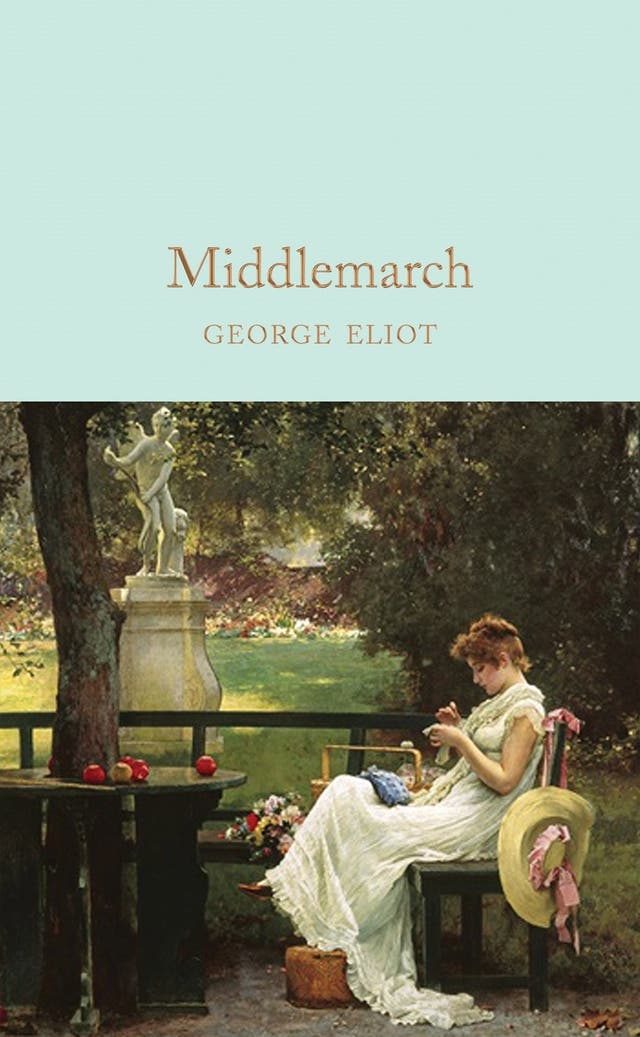 This is a richly satisfying slow burn of a novel that follows the lives and loves of the inhabitants of a small town in England through the years 1829–32. The acerbic wit and timeless truth of its observations mark this out as a work of genius; but at the time the author, Mary Anne Evans, had to turn to a male pen name to be taken seriously. 