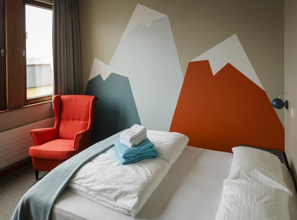 Reykjavik isn't cheap, but the colourful rooms at the Loft Hostel are a budget option