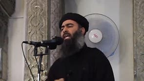 Abu Bakr Al-Baghdadi declared the creation of a caliphate in Mosul on 27 June 2014