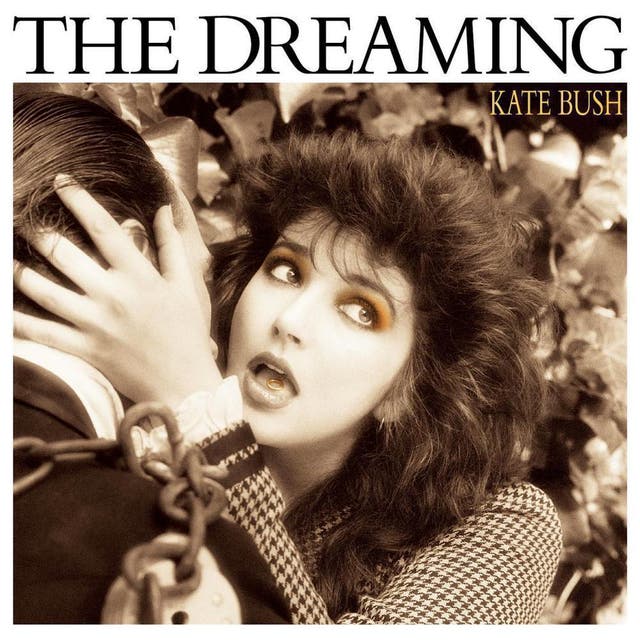 Years after its release, Kate Bush noted how The Dreaming was deemed by many to be her “she’s gone mad” album. Its multiple, disparate narratives and metamorphic production intertwine with movie influences, particularly music hall crime capers of Houdini’s era. On the sepia-toned album cover, Bush plays the role of the escapist’s wife, looking to the distance, rather than at his face, as though trying to contact him via a different medium than mere speech. The way she holds his face in her hands gives her an additional, mesmerising power and conjures the old-world, eccentric mysticism with which she was – and still is – associated.