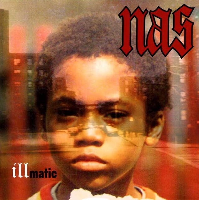 One of the greatest debut albums – and arguably the best hip hop record – of all time has a fittingly arresting cover image. A photo of a seven-year-old Nas was superimposed over Danny Clinch’s snapshot of one of the housing projects in the New York rapper’s native Queensbridge. Designed by Aimee Macauley, it was intended to reflect how the projects used to be Nas’s entire world, “until I educated myself to see there’s more out there”. But Nas was also inviting you to see through his eyes and into those very projects where he grew up, and feel immersed in that world via the power of his storytelling.