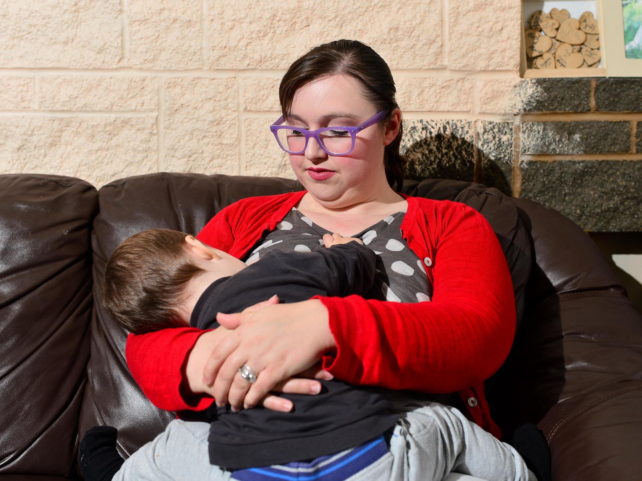 Mother Breastfeeding Month Old Son Told To Cover Up In