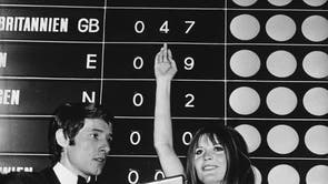 Our first Eurovision victory. Sandie notoriously hated this song “from the very first oompah to the final bang on the big bass drum… I was instinctively repelled by its sexist drivel and cuckoo-clock tune” she recalls in her autobiography.
As part of a promo drive to reinvigorate Sandie’s public profile, “Puppet On A String” was written for the contest and not for its performer – thankfully, because the British public still loves it over half a century later, and it might not have ever existed.