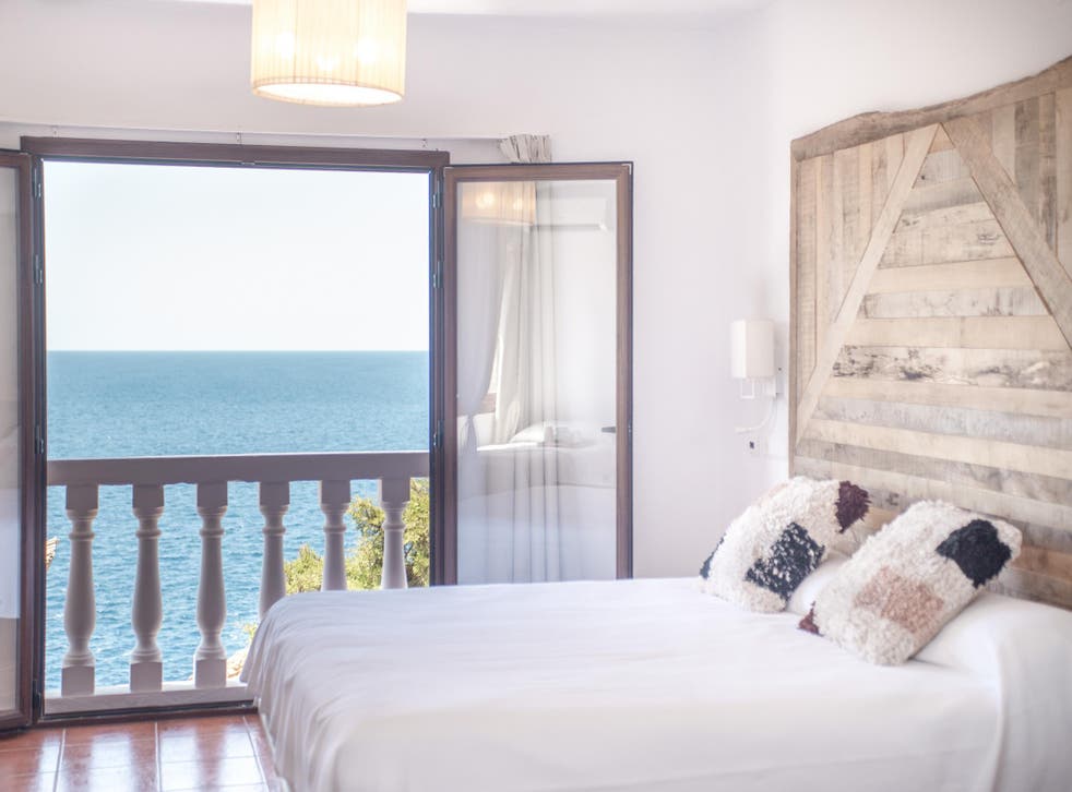 Watch the sun set from the comfort of your bedroom at La Torre
