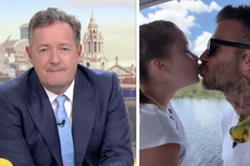 Piers Morgan sparks parenting debate after calling David Beckham 'creepy' for kissing daughter, 7, on lips