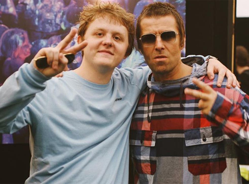 <p>Lads: Lewis Capaldi and Liam Gallagher are festival favourites </p>
