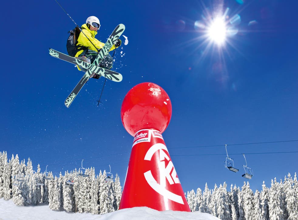 Thrillseekers: there are four fun parks across the region for winter sport kicks