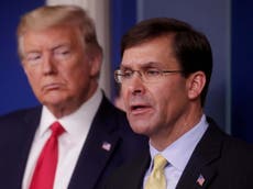 Ex-Pentagon chief says Defence censoring ‘tumultuous’ details of Trump presidency