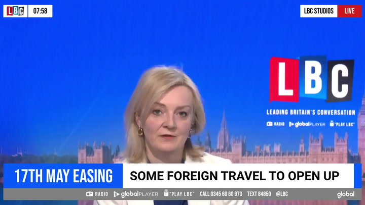 'Don't book foreign summer holidays yet', says Liz Truss